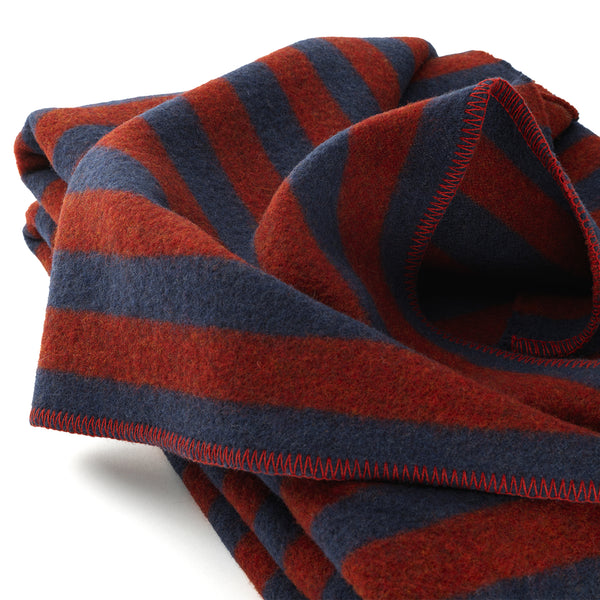 Copertina da divano / smart working - 100% Lana Vergine Merino - bordeaux