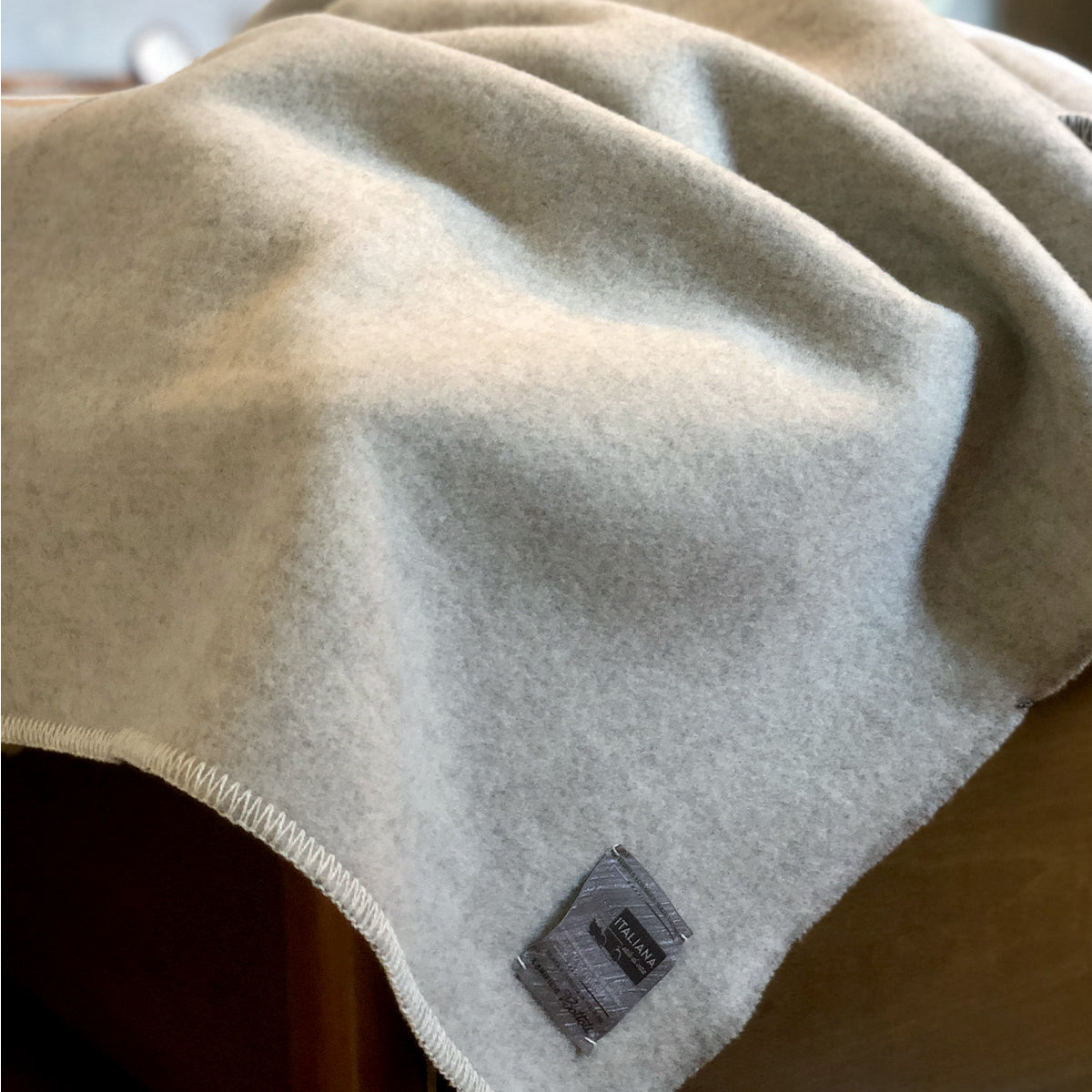 Coperta NATURALE - KING SIZE - 100% Lana Vergine Merino - NATURE - SENZA  TINTURA — acquistare tessuti naturali grezzi - lanificio bottoli