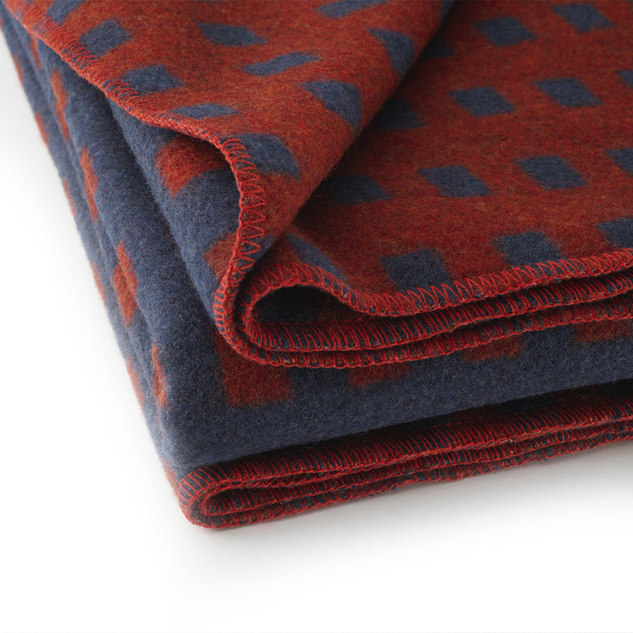 Coperta letto singolo - 100% Pura Lana Vergine Merino - Double Face - BB