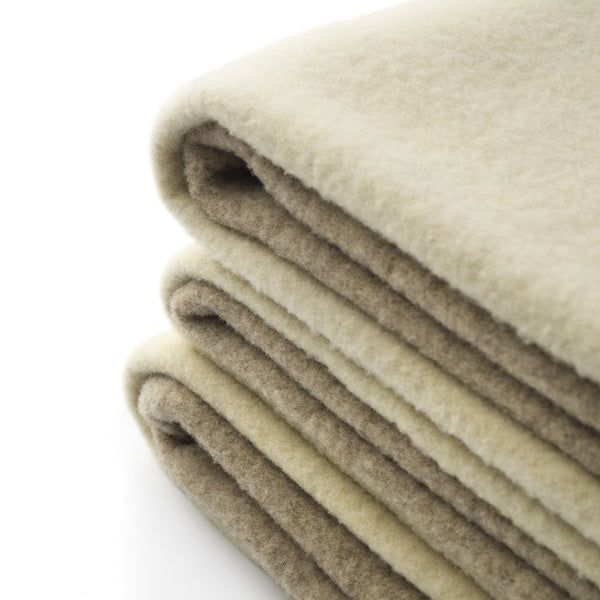Sottocoperta Lana Merino 100% - Per Letto Singolo 90x200 Cm, Lana D'Agnello Naturale
