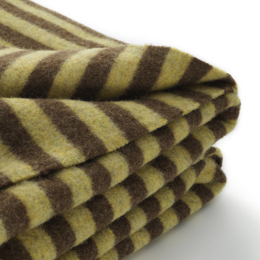 Copertina da divano / smart working - 100% Lana Vergine Merino - noisette